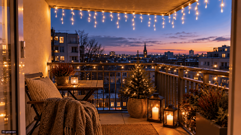 Weihnachtsbeleuchtung für den Balkon: Ideen mit und ohne Dach weihnachts beleuchtung beitrag 2026 1 9